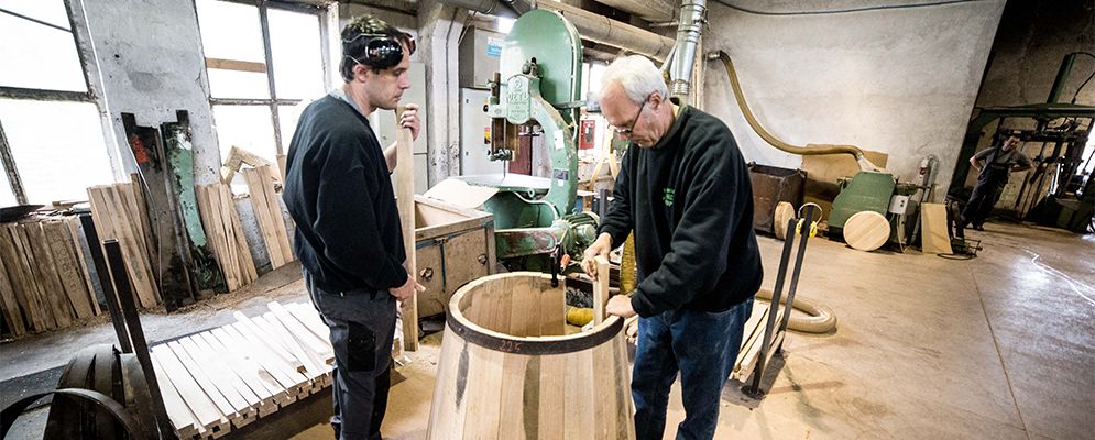 Traditional art of barrel-making